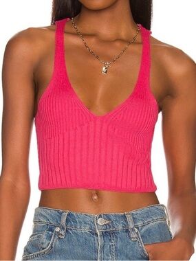NWT Free People | Electropop Ribbed Mini Tank Top
